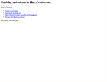 Tablet Screenshot of henry-harper.com